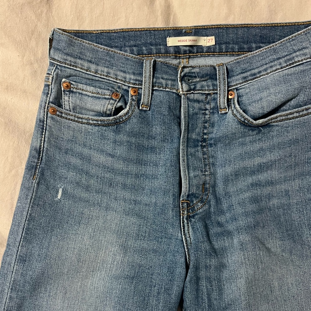 Levi wedgie fit skinny jeans